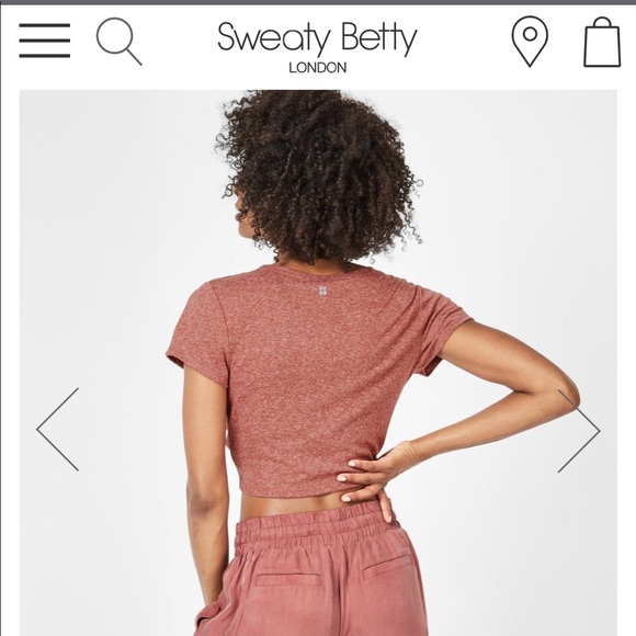 SWEATY BETTY ❤️‍🔥 KNOT WORKOUT TOP NWT SIZE MEDIUM - Picture 3 of 9